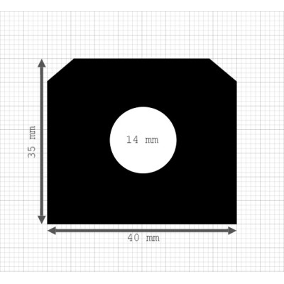 Luikenpakking | EPDM | 40 x 35 mm